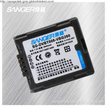 Replacement digital camera battery for Panasonic VBG260